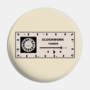 Taemin - Clockwork Song Label Pin