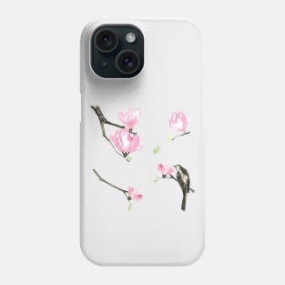 Watercolour Magnolia Phone Case