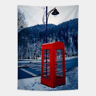 telephone box Tapestry