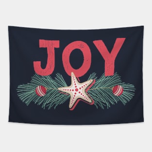 Joy with Starfish Swag Tapestry