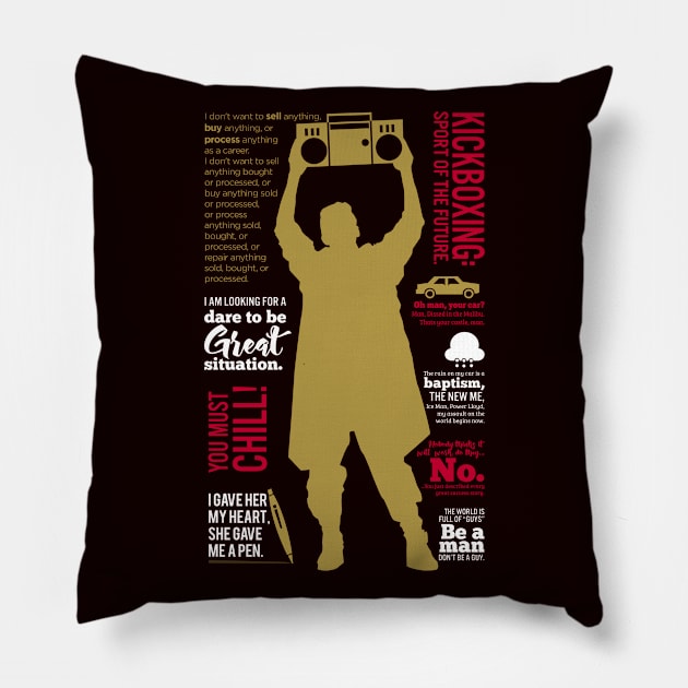Say Anything: Lloyd Dobler Pillow by LouMax