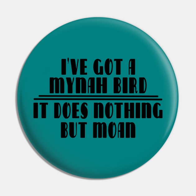 I’ve got a Mynah Bird…. Pin by Spiralpaper