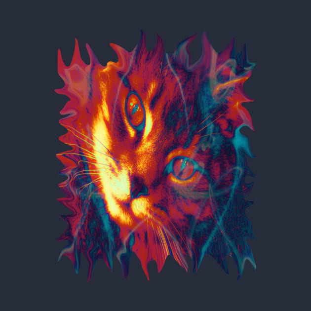 Heat Signature of the Gamma Ray Cat by distortionart