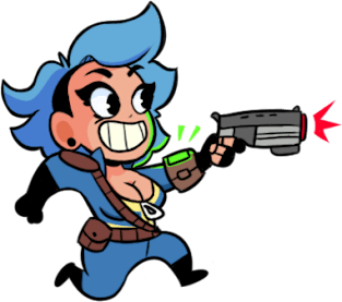 Wasteland Adventurer Peaches Magnet