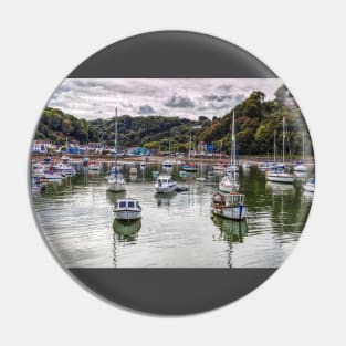 Lower Fishguard Harbour, Fishing Boats, Pembrokeshire Pin