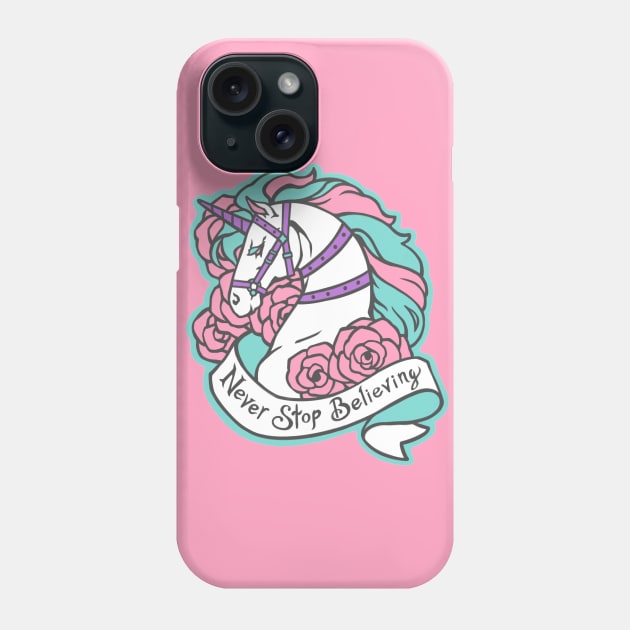 Never Stop Believing Phone Case by Kutty Sark