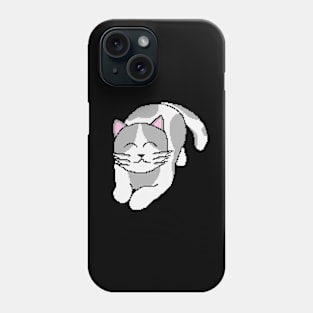 Cat pixel art Phone Case