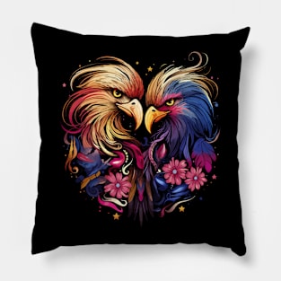 Eagle Couple Valentine Pillow