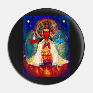 Rainbow Aura Pandaravasini Pin