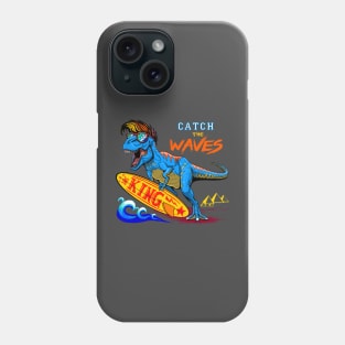 surfer king dino t rex Phone Case