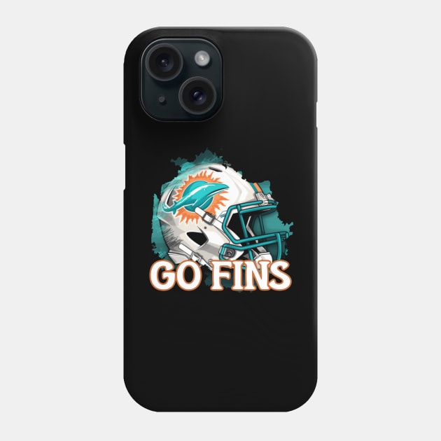 Go fins Phone Case by Pixy Official