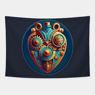 Steampunk Heart Tapestry