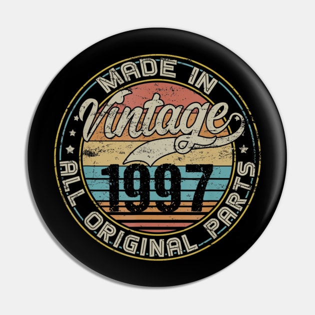 Classic 23th Birthday Gift For Men Women Vintage 1997 Pin by teudasfemales