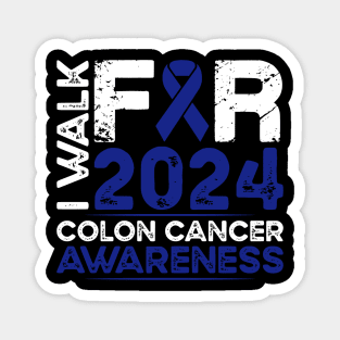 Colon Cancer Awareness Walk 2024 Magnet