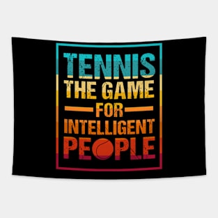 Smart People Play Tennis Tapestry