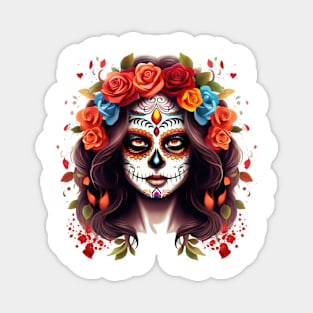 Day of the Dead Woman #4 Magnet