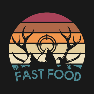 Funny Hunter Fast Food T-Shirt