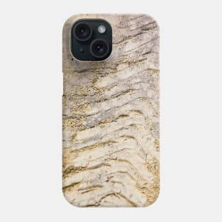 Tire print in the mud Phone Case