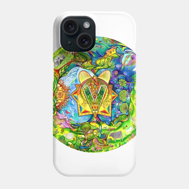 Vegan Mandala Phone Case by ARTofDiNo