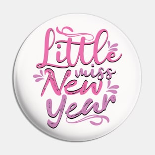 Little Miss New Year Pin