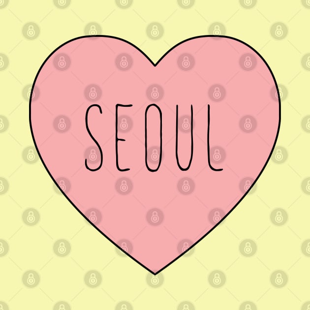 I Love Seoul Heart by thepinecones