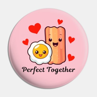 Perfect Together Egg and Bacon Pin