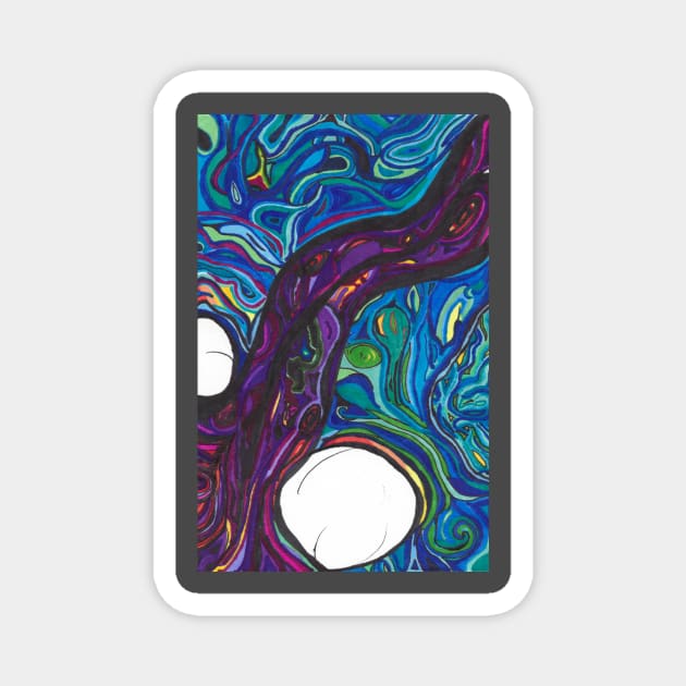 Psychedelephant Magnet by Go Ask Alice Psychedelic Threads