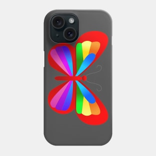 Rainbow Butterfly Phone Case