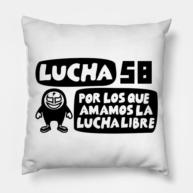 LUCHA58#36 Pillow by RK58