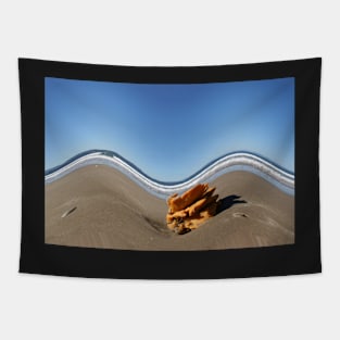 Distorted Tasmanian landscape Tapestry