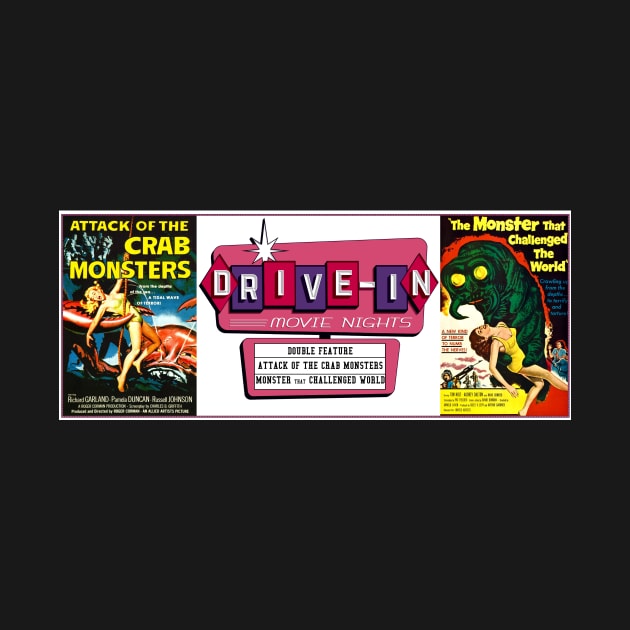 Drive-In Double Feature - Crab Monsters & It Challenged the World by Starbase79
