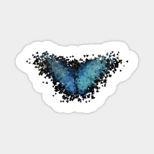 Blue Morpho Butterfly Magnet