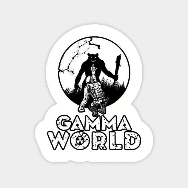 Gamma World (Alt Print) Magnet by Miskatonic Designs