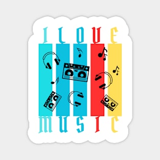 I love music Magnet