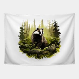 Badger Lover Tapestry