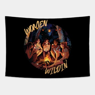 Women Wildin' Tapestry