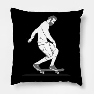 Skateboarder Pillow