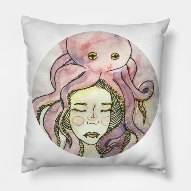 Purple Queen / Queen of Everything Pillow by nathalieaynie