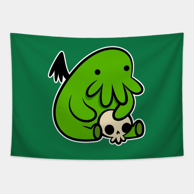 Baby Cthulhu Tapestry by demonigote