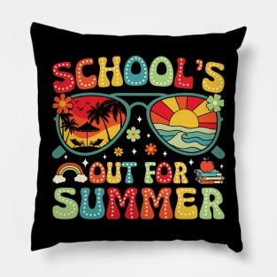 Groovy School's Out For Summer Pillow