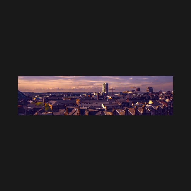 Leeds Skyline at Dusk by zglenallen