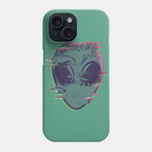 Alien in Distortion Phone Case