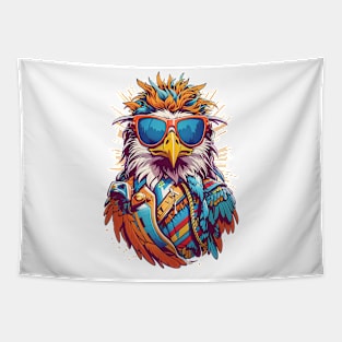 Cool Eagle in Sunglasses Tapestry