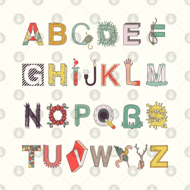 Alphabet by freshinkstain