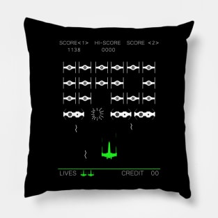 Space Invaders Mashup - Retro Shirt Pillow