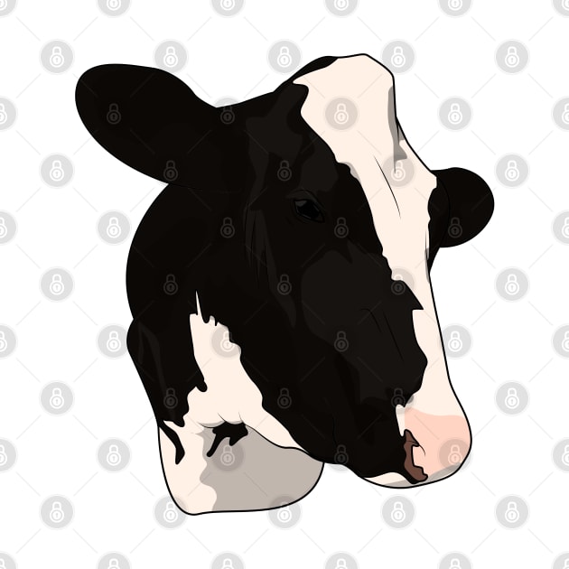 Cow by Sticker Steve