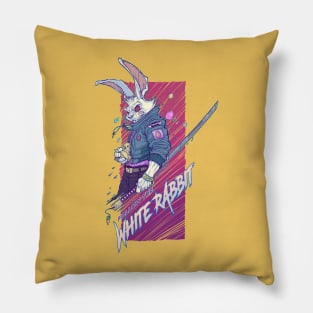 WEIRDO - Follow The White Rabbit - Protector - Orange Pillow