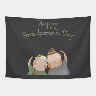 HAPPY GRANDPARENTS DAY Tapestry