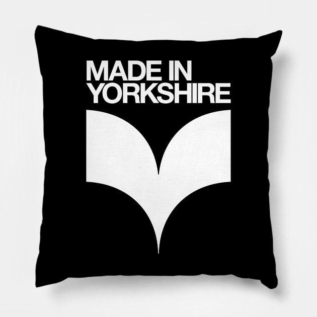 Made in Yorkshire Pillow by Monographis