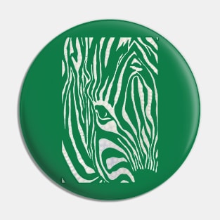 White Zebra Pin